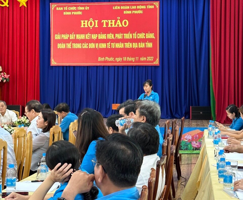 Bình Phước tập trung phát triển Đảng từ đoàn viên ưu tú tại doanh nghiệp tư nhân, FDI Bình Phước tập trung phát triển Đảng từ đoàn viên ưu tú tại doanh nghiệp tư nhân, FDI