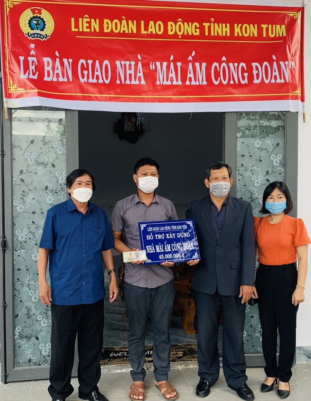 “Ở nơi đoàn viên rất khó khăn về nhà ở, được hỗ trợ xây nhà, họ vui lắm”