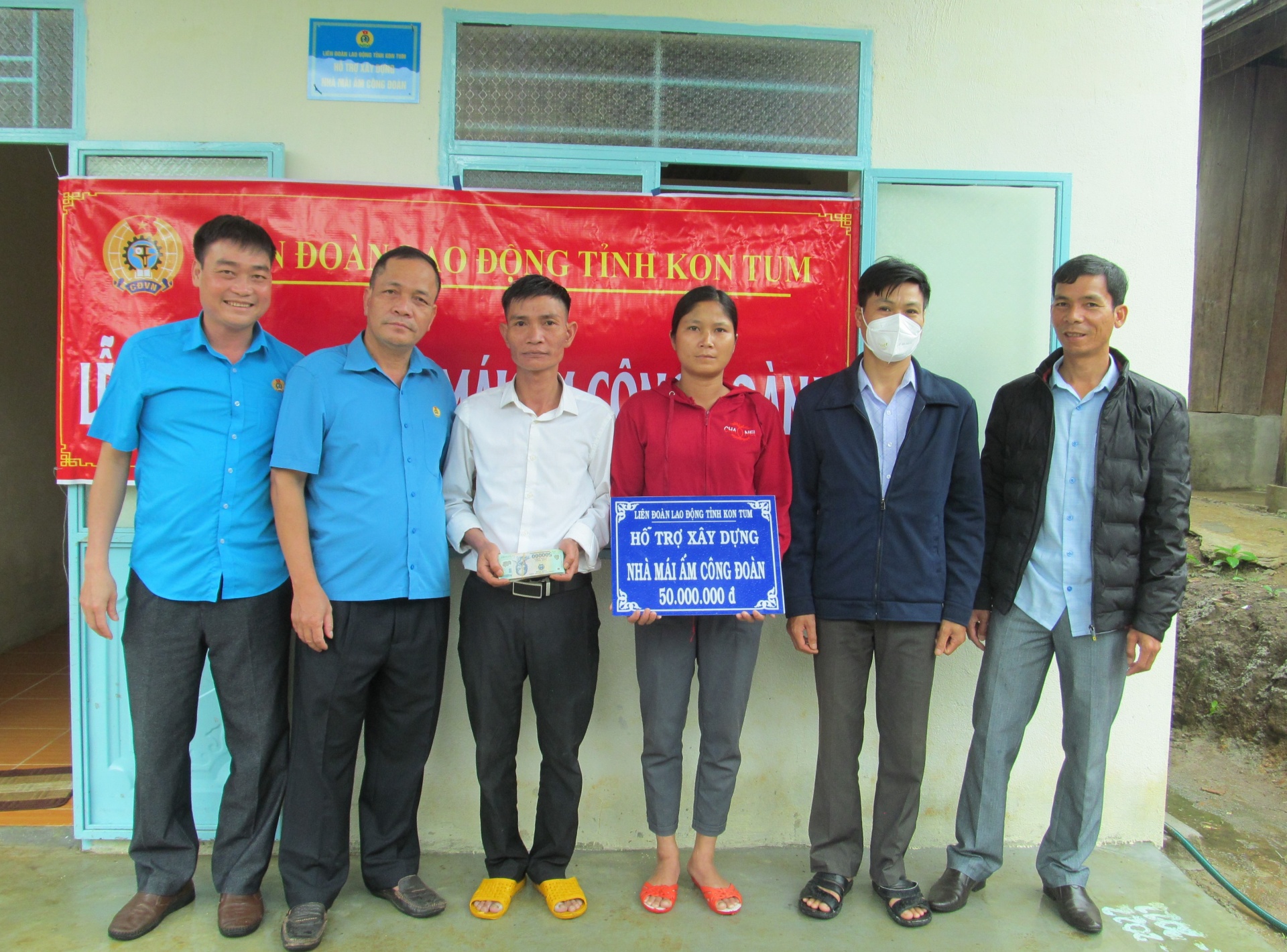 “Ở nơi đoàn viên rất khó khăn về nhà ở, được hỗ trợ xây nhà, họ vui lắm”