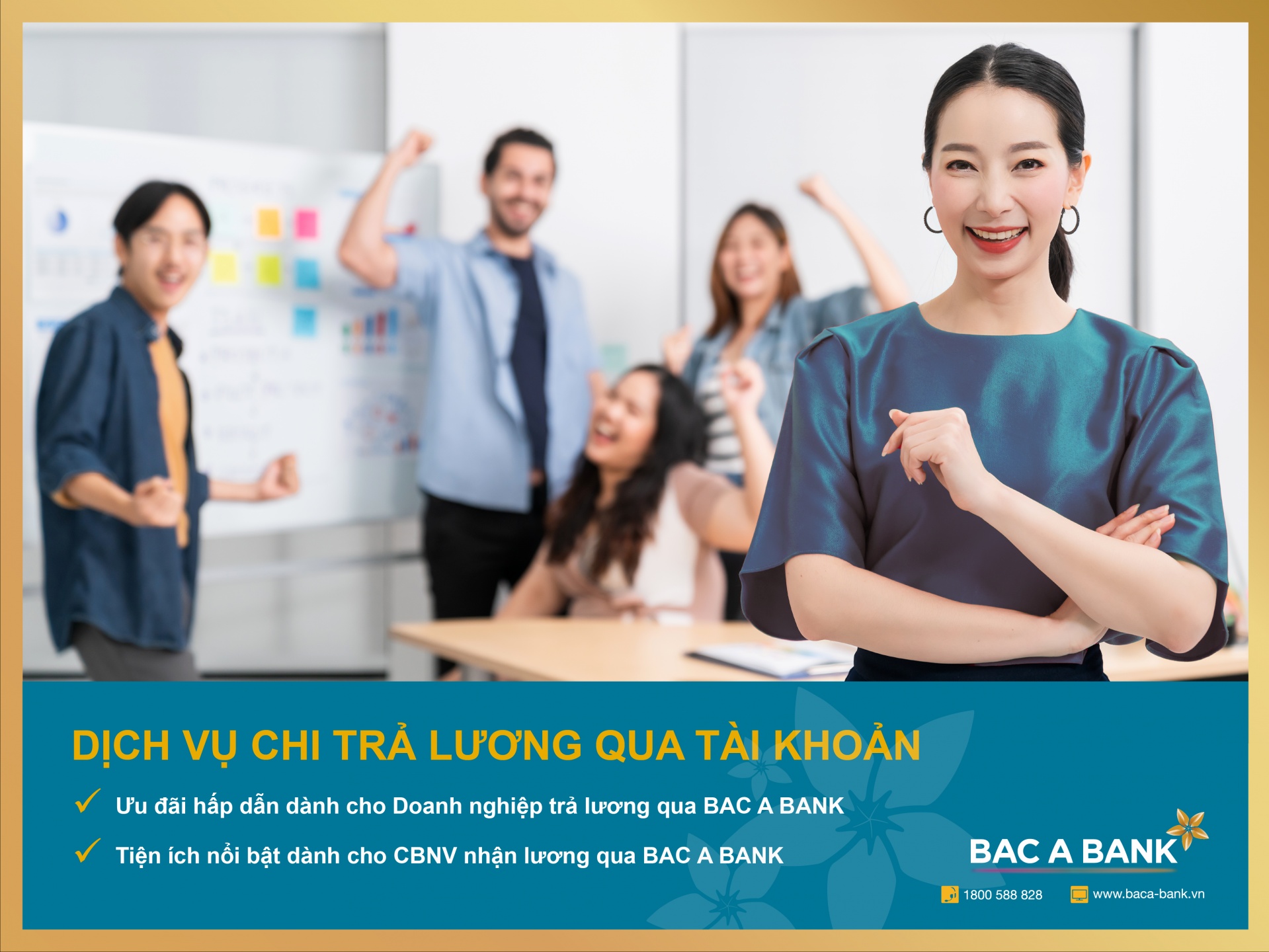 Chi lương an toàn, người lao động nhận vô vàn ưu đãi từ BAC A BANK