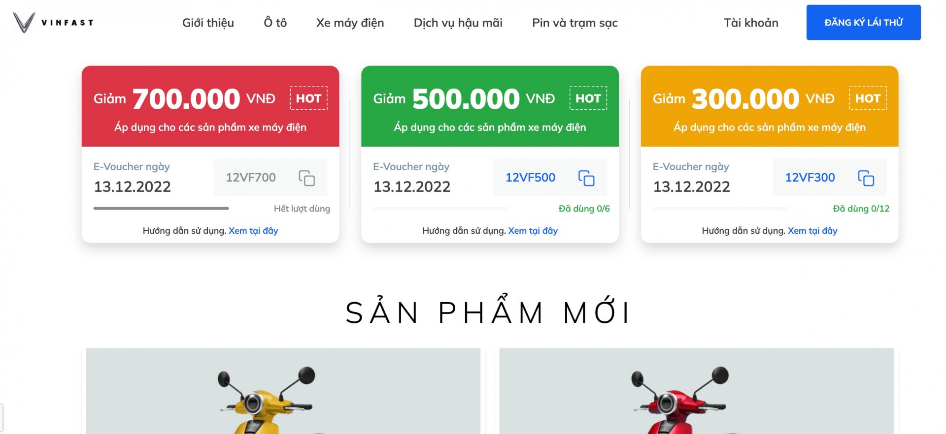 VinFast “lì xì” mạnh tay cho khách hàng mua xe máy điện