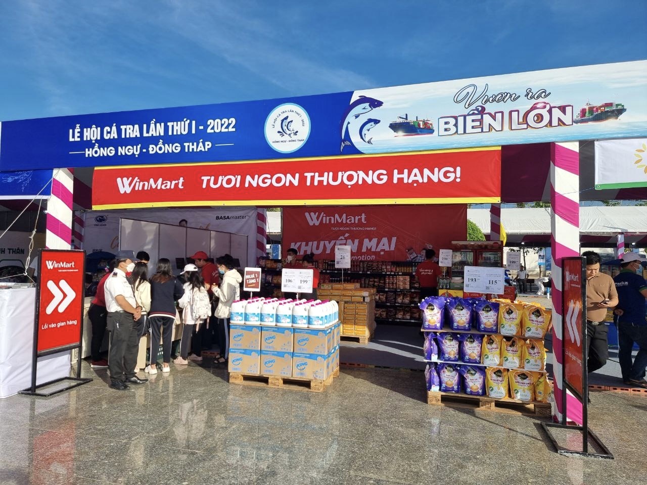 Gian hàng WinCommerce tại Lễ hội cá tra 2022 Gian hàng WinCommerce tại Lễ hội cá tra 2022