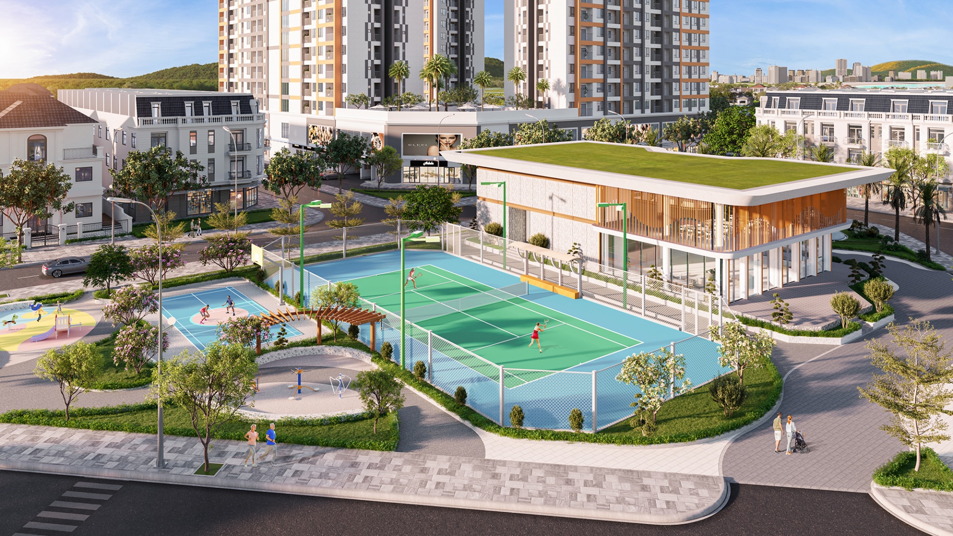 9X Quy Nhơn ghi điểm với những tiện ích chăm sóc sức khỏe. Ảnh: Hưng Thịnh Land