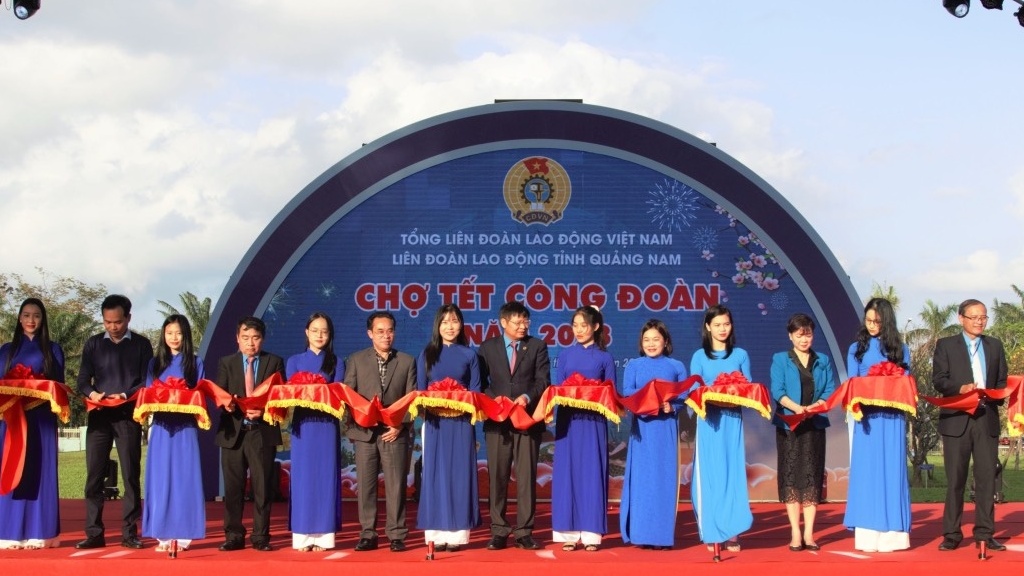 LĐLĐ Quảng Nam: Khai mạc "Chợ Tết Công đoàn" năm 2023