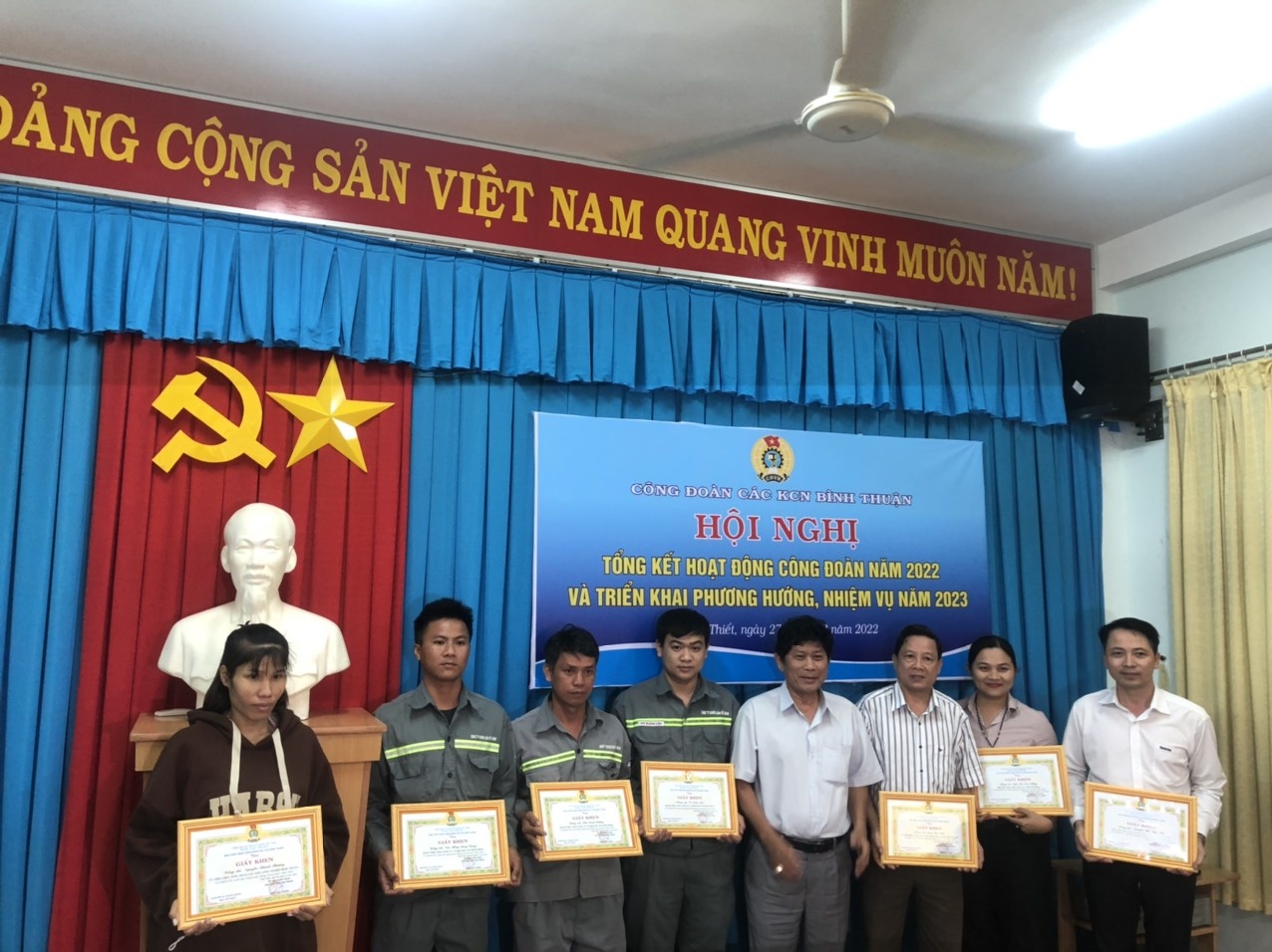 Công đoàn các KCN tỉnh Bình Thuận: Hơn 3 tỷ đồng hỗ trợ đoàn viên, NLĐ trong năm 2022 Công đoàn các KCN tỉnh Bình Thuận: Hơn 3 tỷ đồng hỗ trợ đoàn viên, NLĐ trong năm 2022