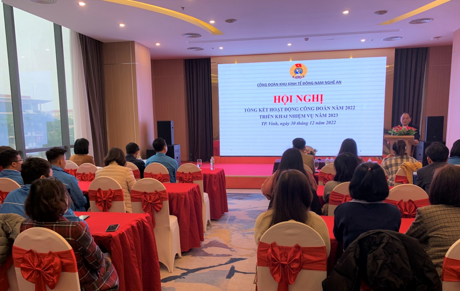 Công đoàn KKT Đông Nam Nghệ An tổ chức các hoạt động thiết thực vì người lao động Công đoàn KKT Đông Nam Nghệ An tổ chức các hoạt động thiết thực vì người lao động