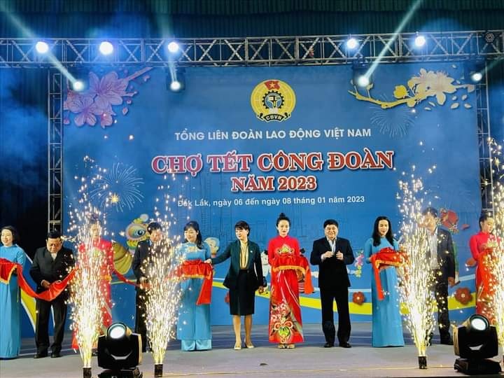 Đắk Lắk: “Chợ tết Công đoàn”- điểm nhấn trong “Tết sum vầy”