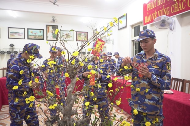 Xuân về trên huyện đảo Trường Sa