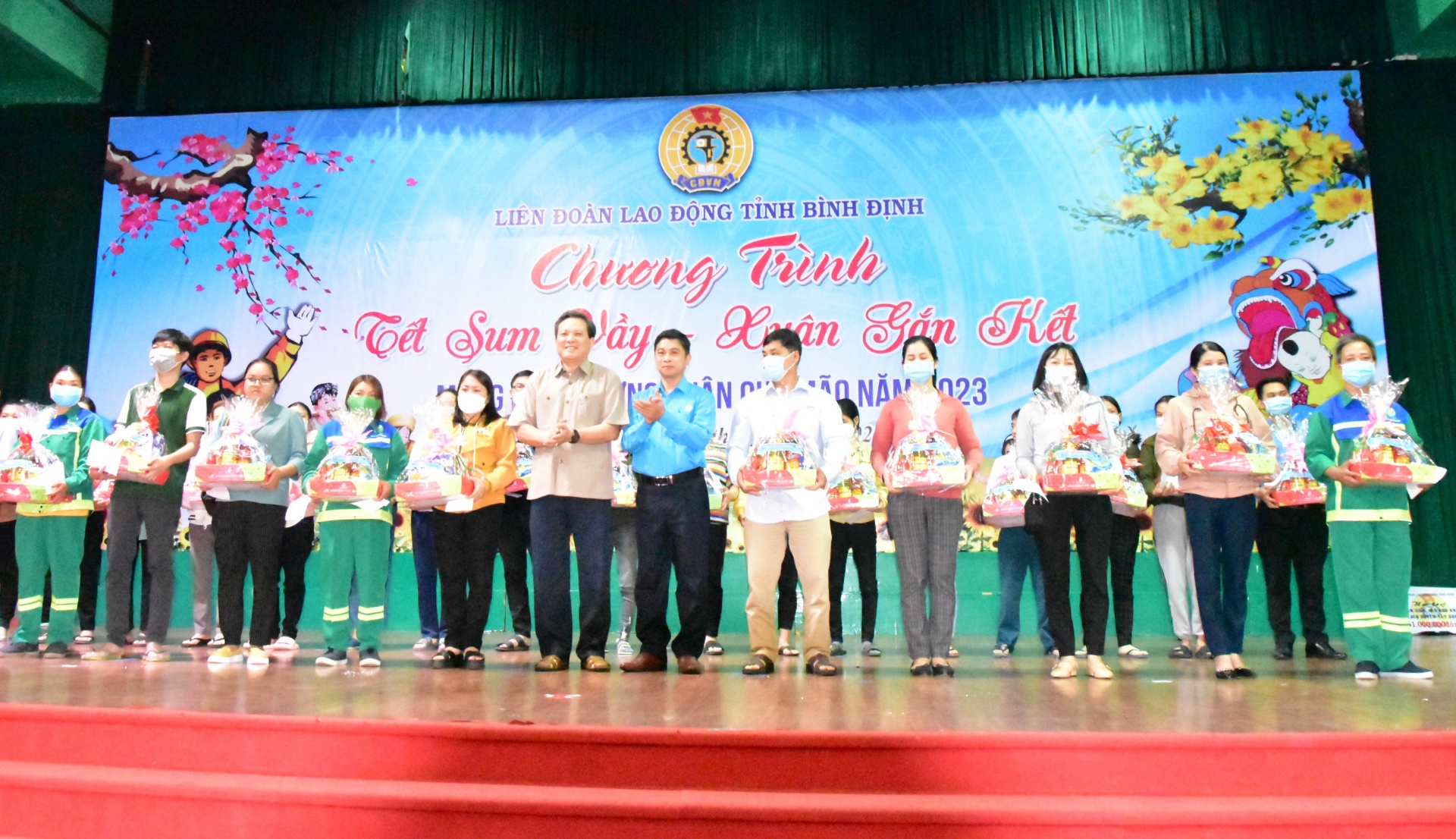 Bình Định: Chương trình “Tết sum vầy - Xuân gắn kết” vì đoàn viên, NLĐ khó khăn