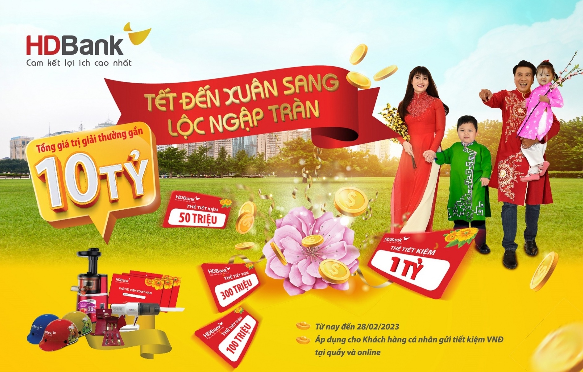 Đón Tết Mèo, lên ngay ‘kèo’ Du xuân cực vui trên app HDBank