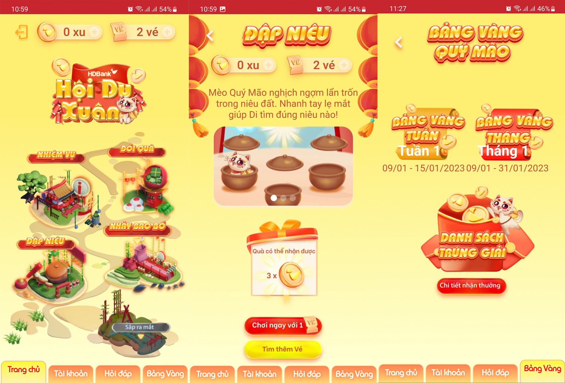 Làm sao “gom” lì xì trăm triệu từ game HDBank Hội Du Xuân? Làm sao “gom” lì xì trăm triệu từ game HDBank Hội Du Xuân?