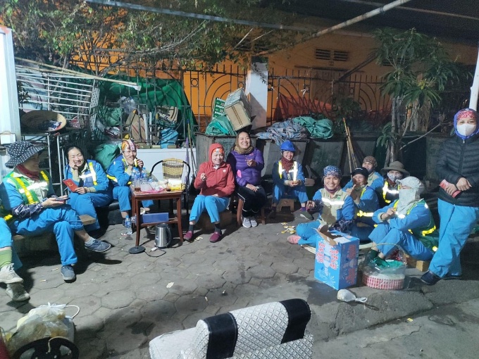 Năm mới của những công nhân dọn vệ sinh môi trường Năm mới của những công nhân dọn vệ sinh môi trường