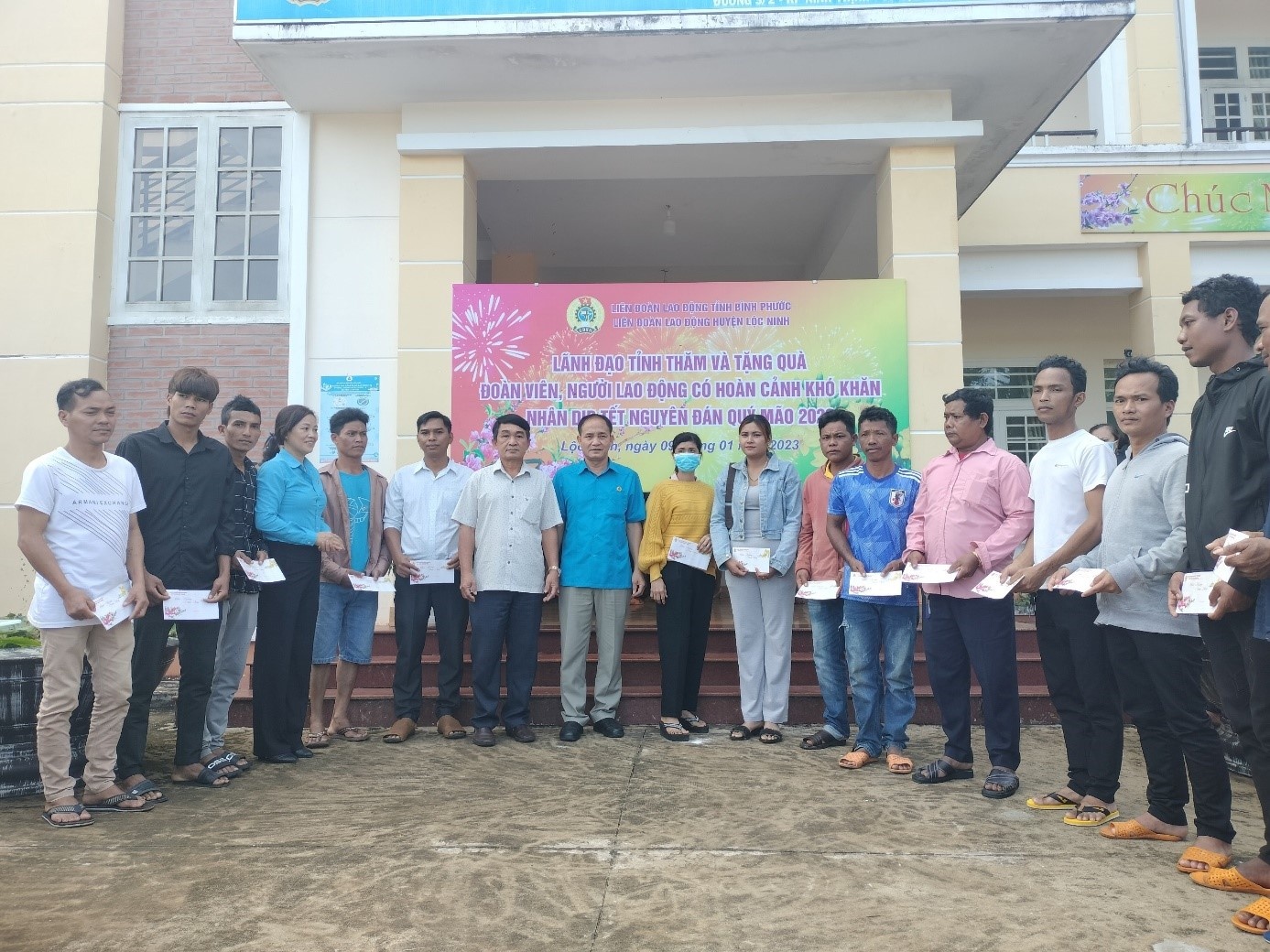 Bình Phước: Mang Tết ấm đến với đoàn viên, người lao động khó khăn