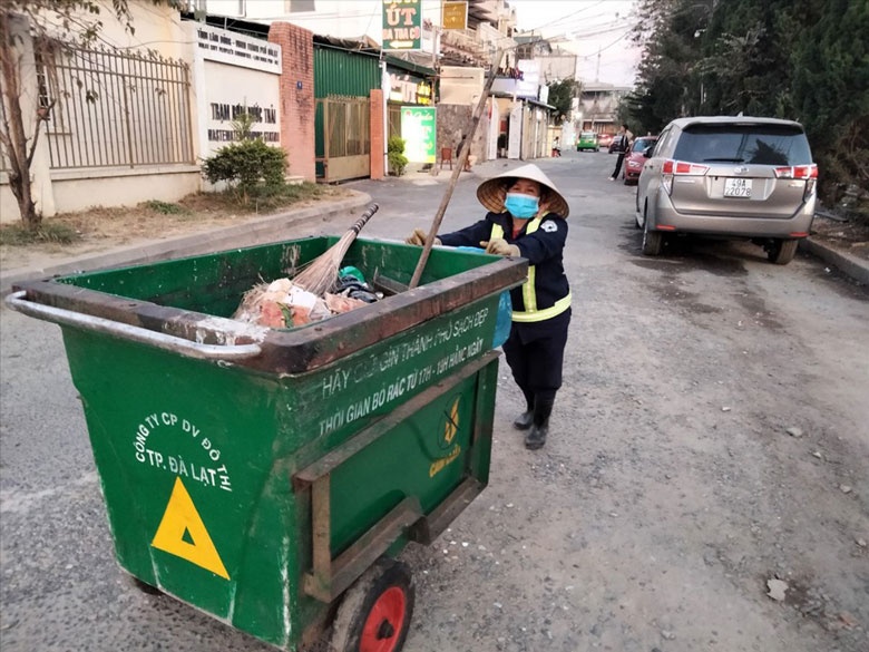 Những người quên mình cho đường phố Đà Lạt “xanh - sạch - đẹp” ngày Tết