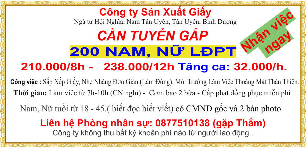 Bình Dương: Những thông tin vui đến với người lao động đầu năm mới Bình Dương: Những thông tin vui đến với người lao động đầu năm mới