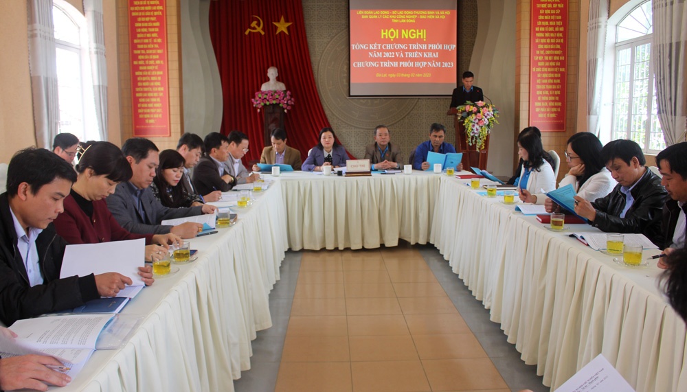 Công đoàn Lâm Đồng phối hợp với các sở, ngành vì quyền lợi của người lao động