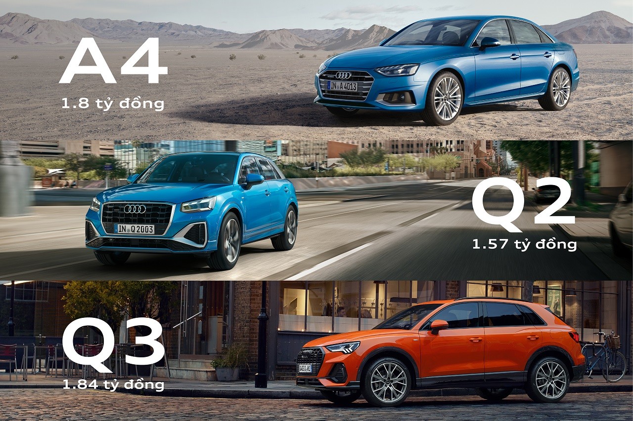 Audi Việt Nam ưu đãi dành cho nhiều mẫu xe bao gồm cả xe điện e-tron Audi Việt Nam ưu đãi dành cho nhiều mẫu xe bao gồm cả xe điện e-tron