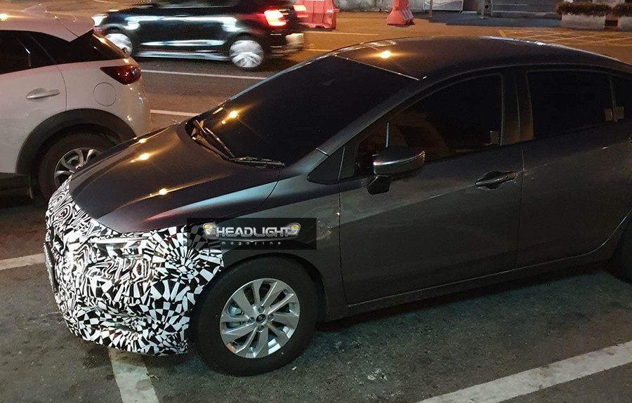 Bắt gặp Nissan Almera 2023 chạy thử ở Thái Lan