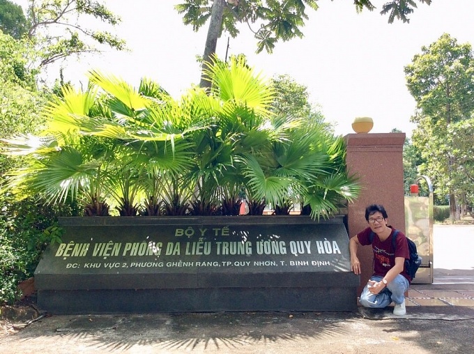 Anh Nhật Nam thăm và làm việc tại Bệnh viện phong Quy Hòa - Bình Định. Ảnh: N.N Anh Nhật Nam thăm và làm việc tại Bệnh viện phong Quy Hòa - Bình Định. Ảnh: N.N