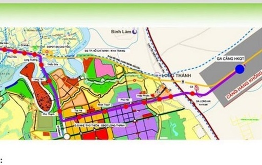 Đường sắt Thủ Thiêm-Long Thành sẽ có vận tốc tối đa bao nhiêu?