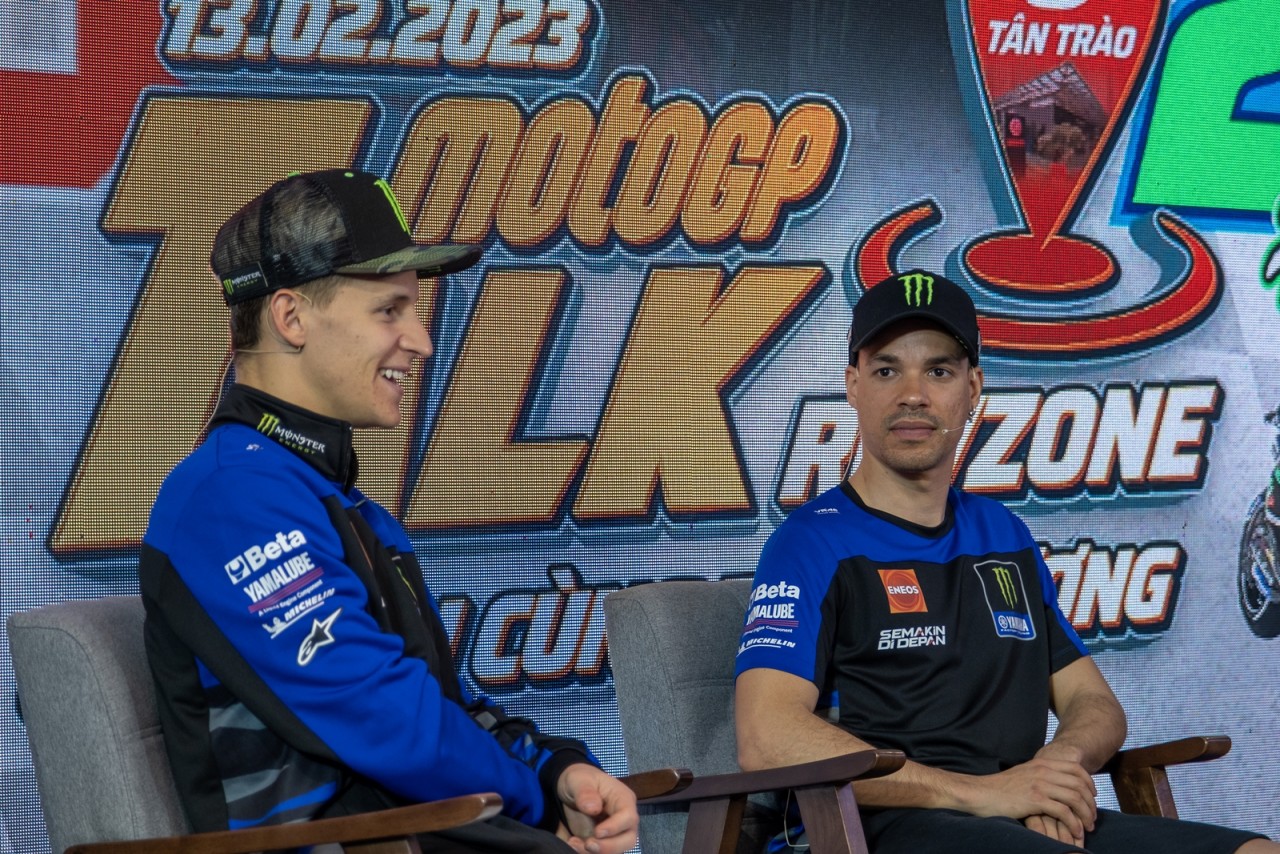 Hai nhà vô địch MotoGP đội đua Yamaha đến giao lưu tại Việt Nam