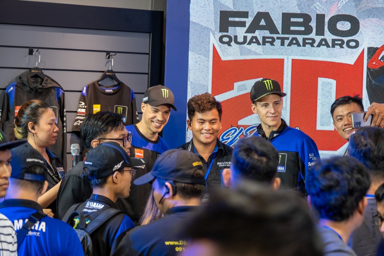 Hai nhà vô địch MotoGP đội đua Yamaha đến giao lưu tại Việt Nam