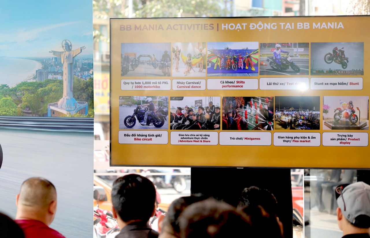 Chính thức khởi động chương trình Vũng Tàu BigBike Mania Chính thức khởi động chương trình Vũng Tàu BigBike Mania