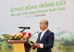 Phát động trồng cây phủ xanh 16 ha dự án sân golf tại tỉnh Phú Thọ