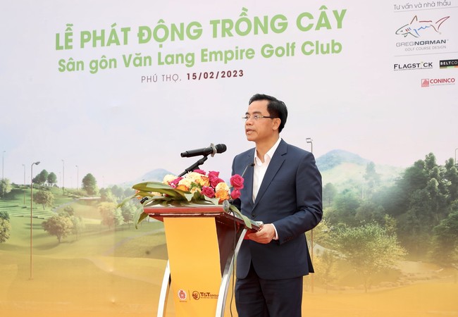 Phát động trồng cây phủ xanh 16 ha dự án sân golf tại tỉnh Phú Thọ ảnh 1