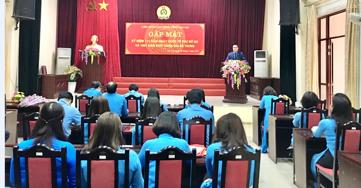 Công đoàn Lào Cai: Đẩy mạnh tuyên truyền lịch sử ngày 8/3 và Khởi nghĩa Hai Bà Trưng