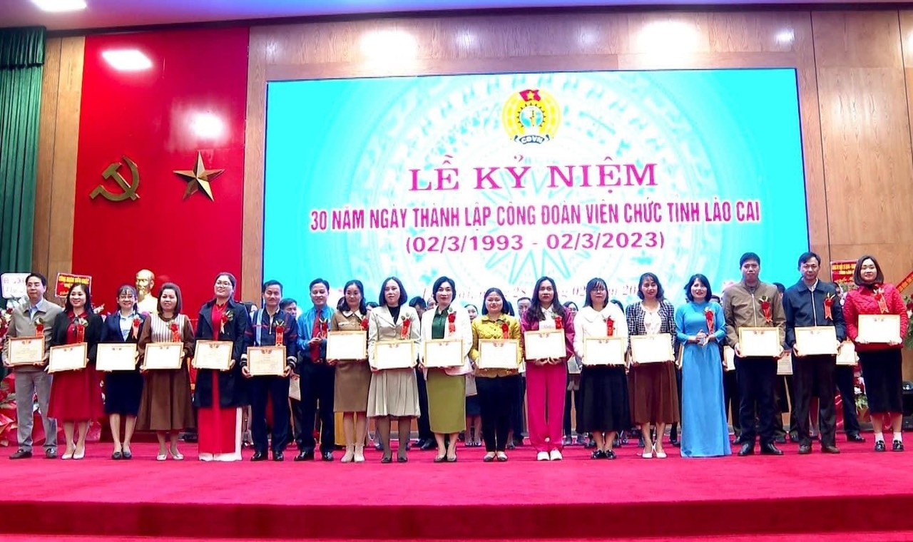 Công đoàn Viên chức tỉnh Lào Cai kỷ niệm 30 năm ngày thành lập