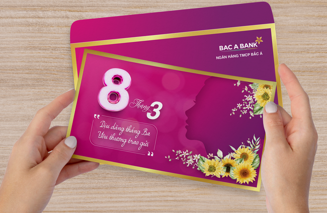 Món quà đặc biệt BAC A BANK dành tặng khách hàng nữ nhân ngày phụ nữ năm 2023 ảnh 1