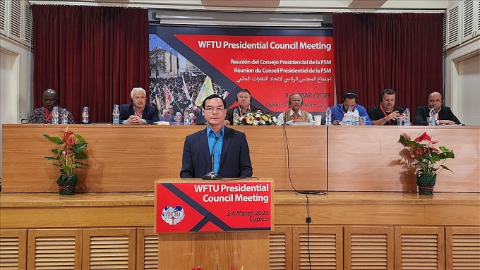 Chủ tịch Tổng LĐLĐ Việt Nam dự Hội nghị Hội đồng Chủ tịch Liên hiệp Công đoàn thế giới Chủ tịch Tổng LĐLĐ Việt Nam dự Hội nghị Hội đồng Chủ tịch Liên hiệp Công đoàn thế giới