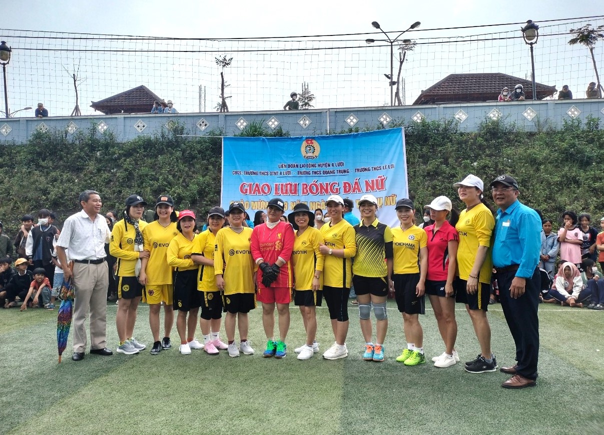 Công đoàn A Lưới: Nhiều hoạt động ý nghĩa hưởng ứng Ngày Quốc tế phụ nữ Việt Nam