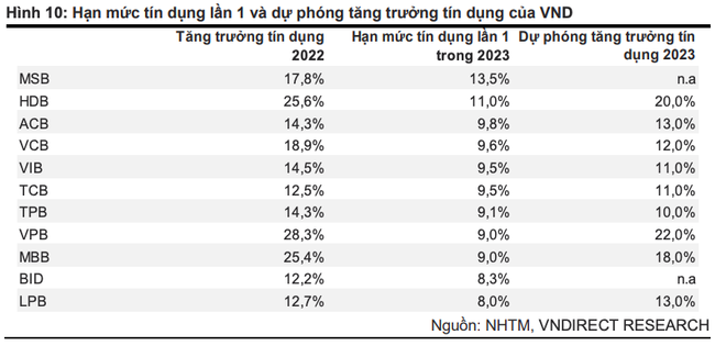 Ngân hàng nào được cấp hạn mức tín dụng cao nhất? ảnh 1