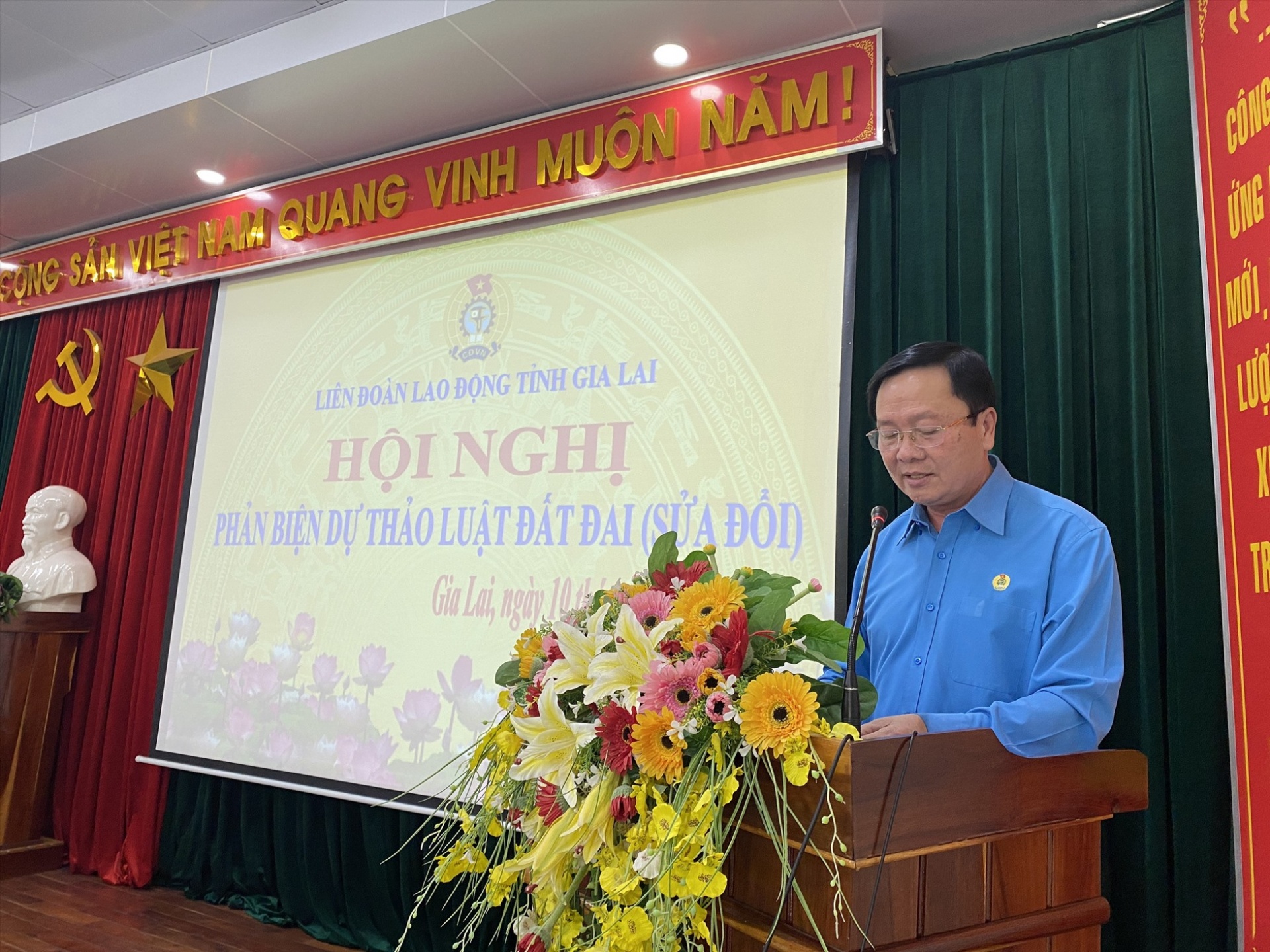 Gia Lai: Cán bộ, đoàn viên, người lao động góp ý Dự thảo Luật Đất đai (sửa đổi) Gia Lai: Cán bộ, đoàn viên, người lao động góp ý Dự thảo Luật Đất đai (sửa đổi)