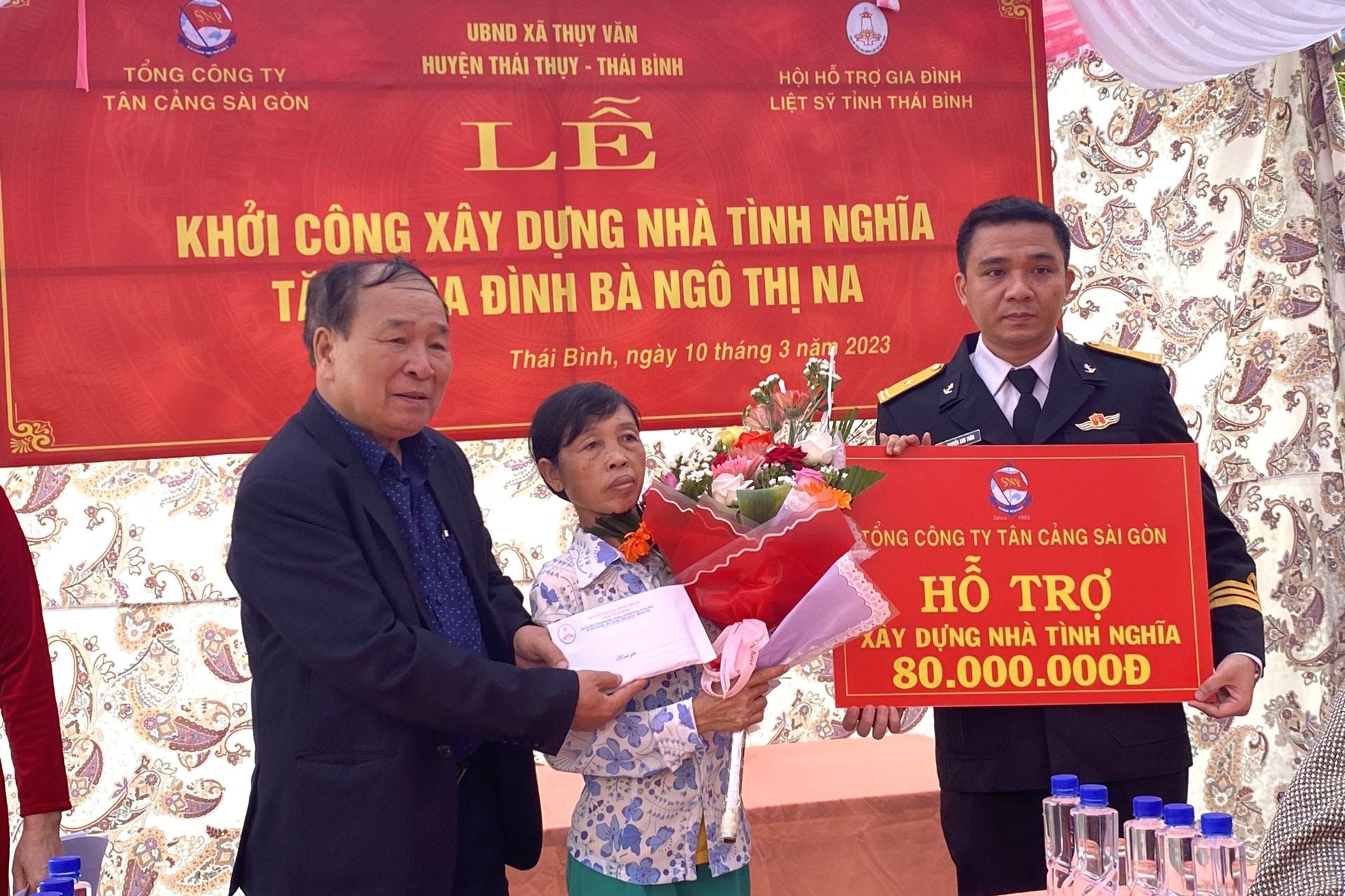 Tổng công ty Tân Cảng Sài Gòn xây dựng nhà tình nghĩa tại Thái Bình, Đồng Tháp Tổng công ty Tân Cảng Sài Gòn xây dựng nhà tình nghĩa tại Thái Bình, Đồng Tháp