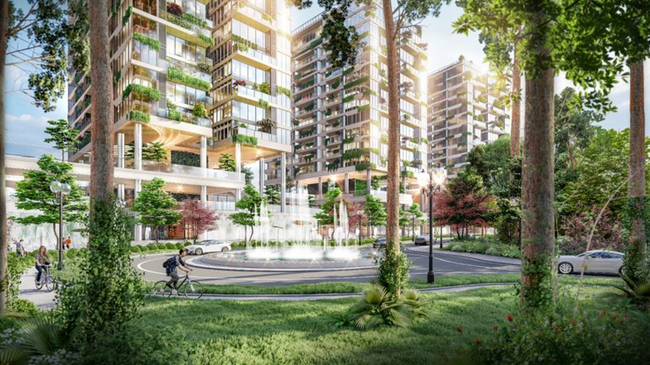 Sức hấp dẫn từ những “khu vườn trên không” tại dự án Sunshine Green Iconic ảnh 1