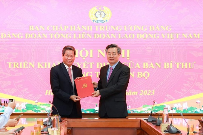 Đảng đoàn Tổng LĐLĐ Việt Nam triển khai Quyết định của Ban Bí thư về công tác cán bộ