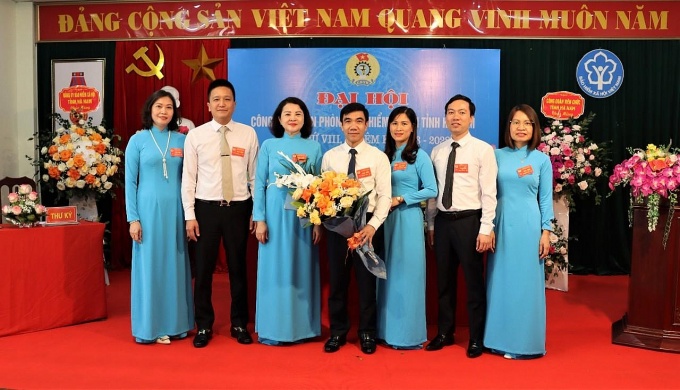 BCH Công đoàn văn phòng BHXH tỉnh nhiệm kỳ 2023-2028. Ảnh BHXH tỉnh Hà Nam