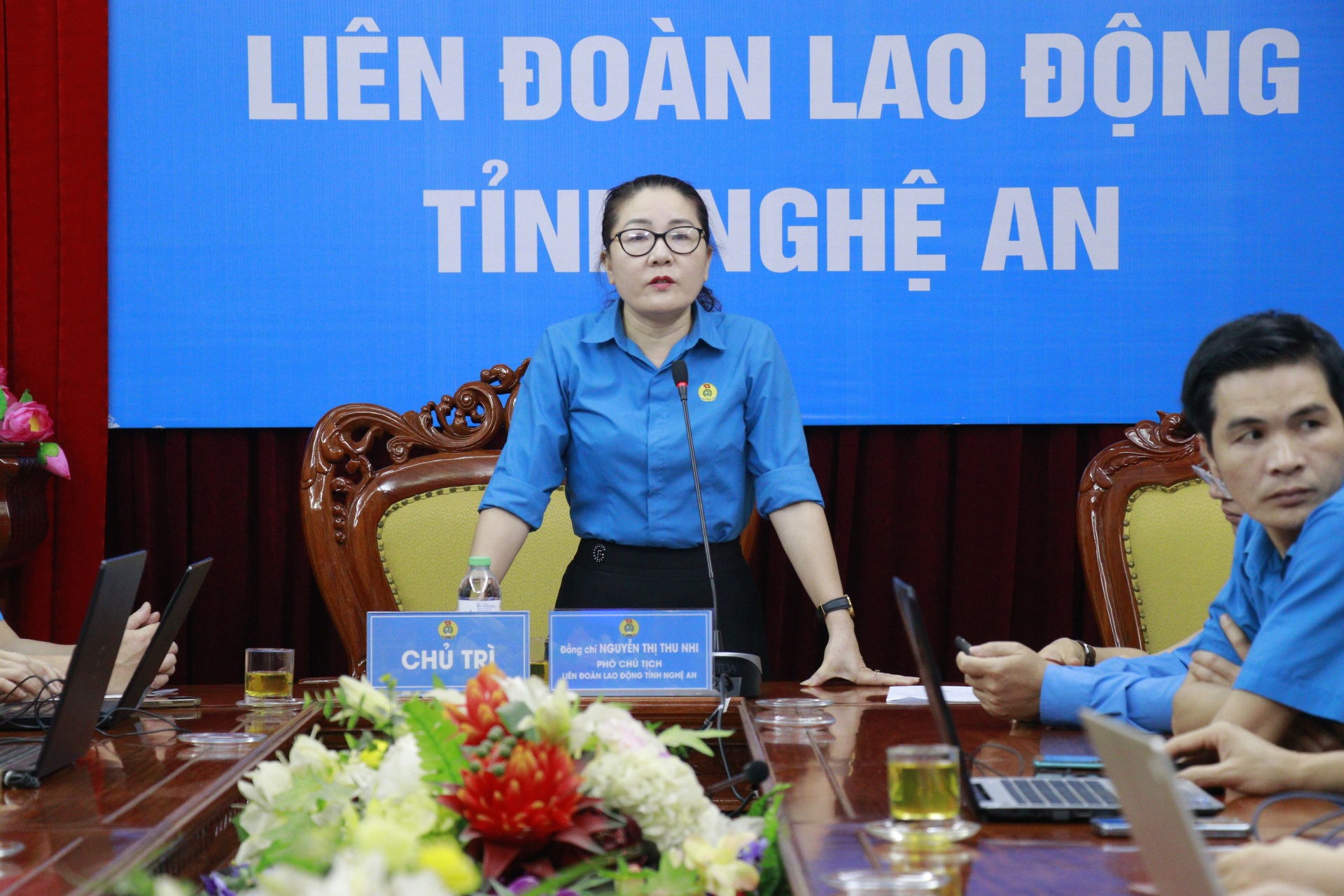 Tập huấn nâng cao kỹ năng truyền thông báo chí cho cán bộ công đoàn Nghệ An Tập huấn nâng cao kỹ năng truyền thông báo chí cho cán bộ công đoàn Nghệ An