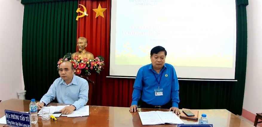 LĐLĐ tỉnh Long An ký kết phối hợp hoạt động trên nhiều lĩnh vực LĐLĐ tỉnh Long An ký kết phối hợp hoạt động trên nhiều lĩnh vực
