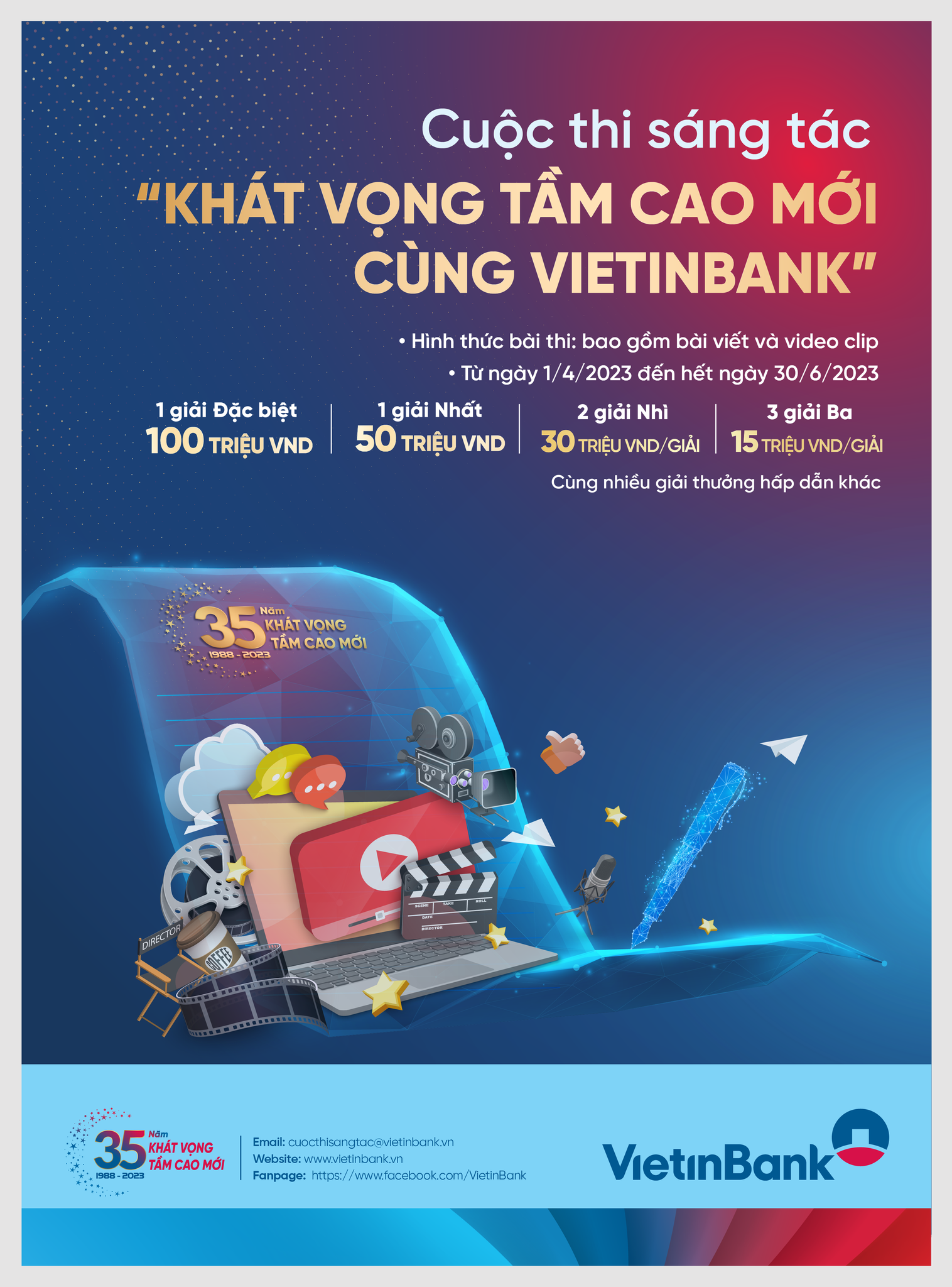 VietinBank phát động cuộc thi sáng tác “Khát vọng tầm cao mới cùng VietinBank”