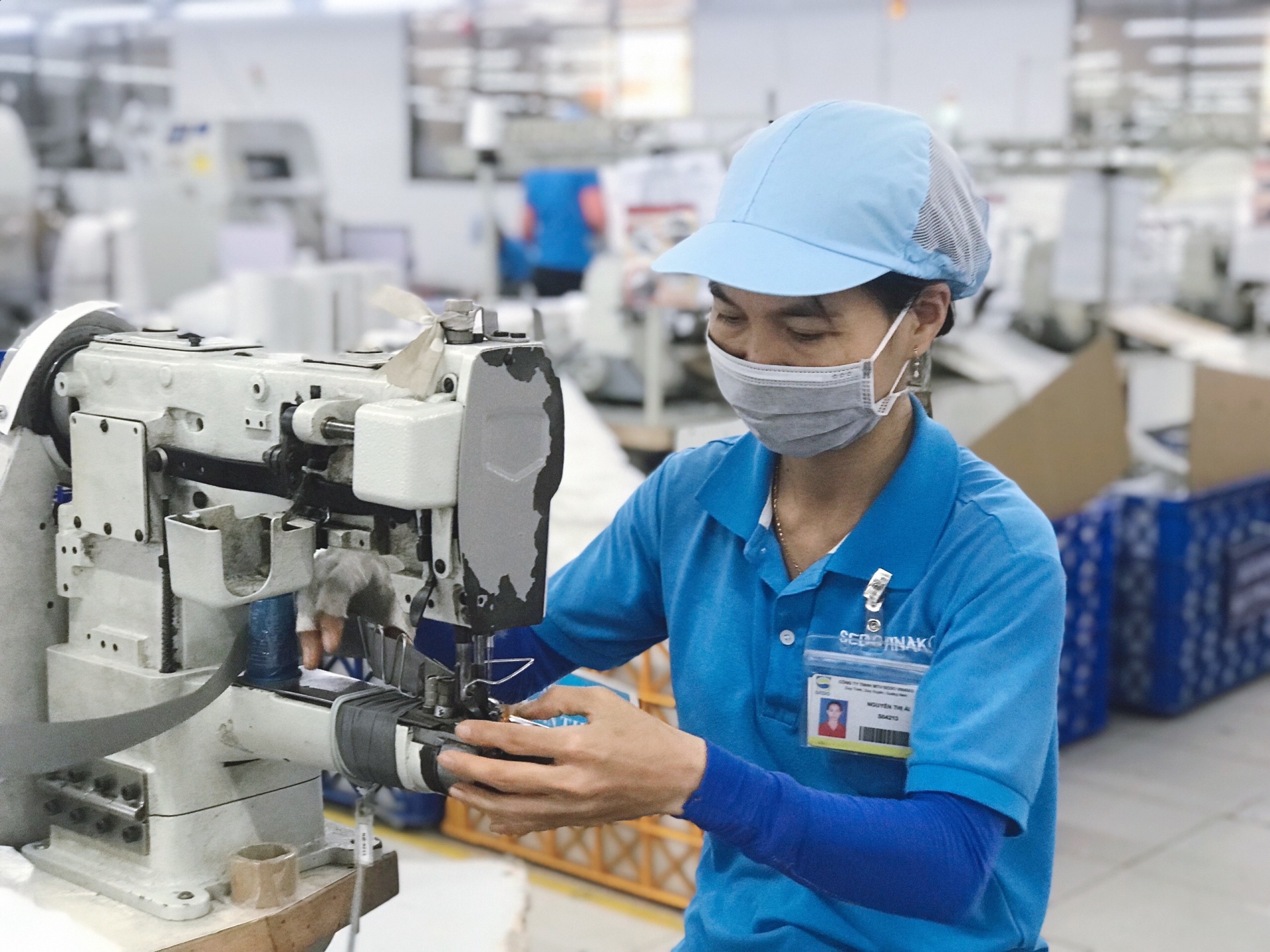 Công ty Sedo Vinako (Hàn Quốc) đã giải quyết hơn 6.000 lao động, phần lớn là lao động địa phương (Ảnh: PHAN NGUYÊN)