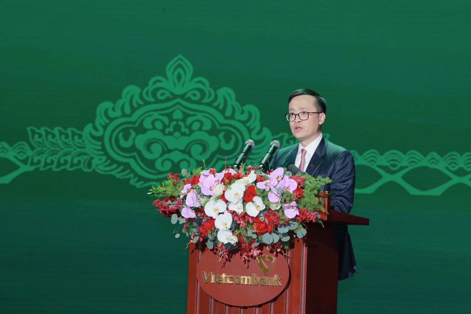 Đ/c Phạm Quang Dũng - Ủy viên Ban Thường vụ Đảng ủy Khối Doanh nghiệp Trung ương, Bí thư Đảng ủy, Chủ tịch HĐQT phát biểu tại buổi lễ Đ/c Phạm Quang Dũng - Ủy viên Ban Thường vụ Đảng ủy Khối Doanh nghiệp Trung ương, Bí thư Đảng ủy, Chủ tịch HĐQT phát biểu tại buổi lễ