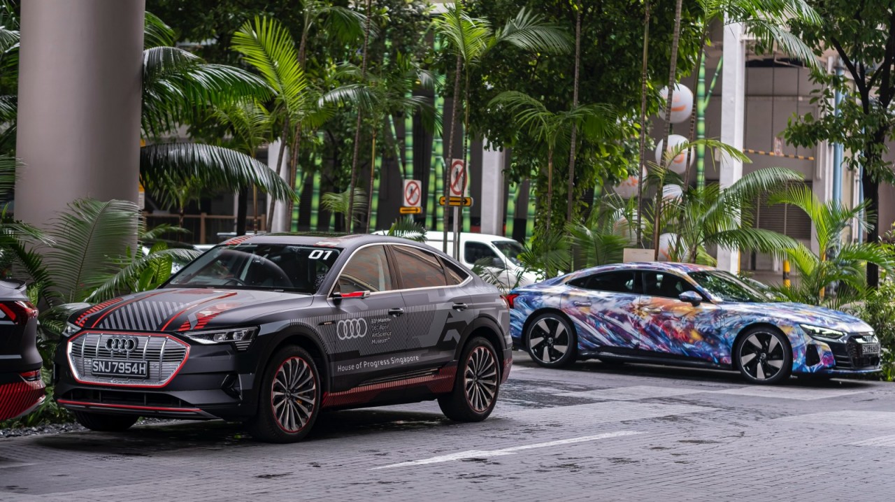 Loạt xe điện Audi xuất hiện tại triển lãm Audi House of Progress Singapore 2023 Loạt xe điện Audi xuất hiện tại triển lãm Audi House of Progress Singapore 2023