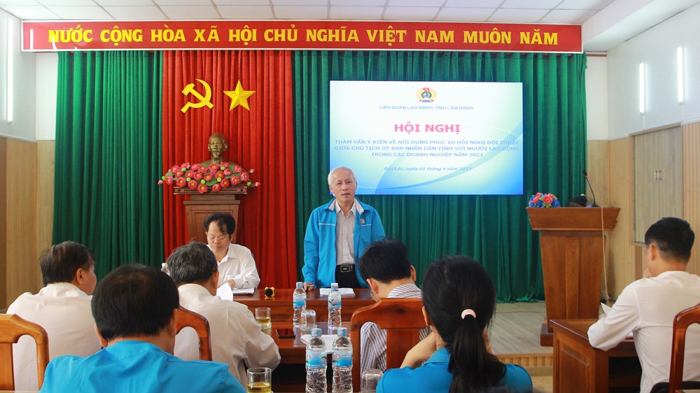 Lâm Đồng chuẩn bị đối thoại giữa Chủ tịch UBND tỉnh với người lao động Lâm Đồng chuẩn bị đối thoại giữa Chủ tịch UBND tỉnh với người lao động