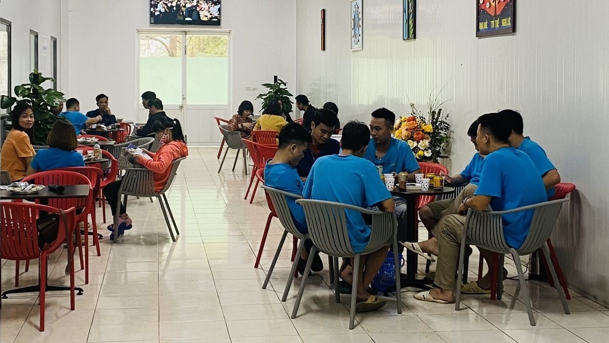 Khu vực “Giờ 8+”: Nơi tái tạo sức lao động cho công nhân