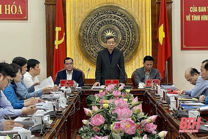 Khảo sát tình hình giao, quản lý, sử dụng biên chế khối Đảng, đoàn thể tại Thanh Hoá