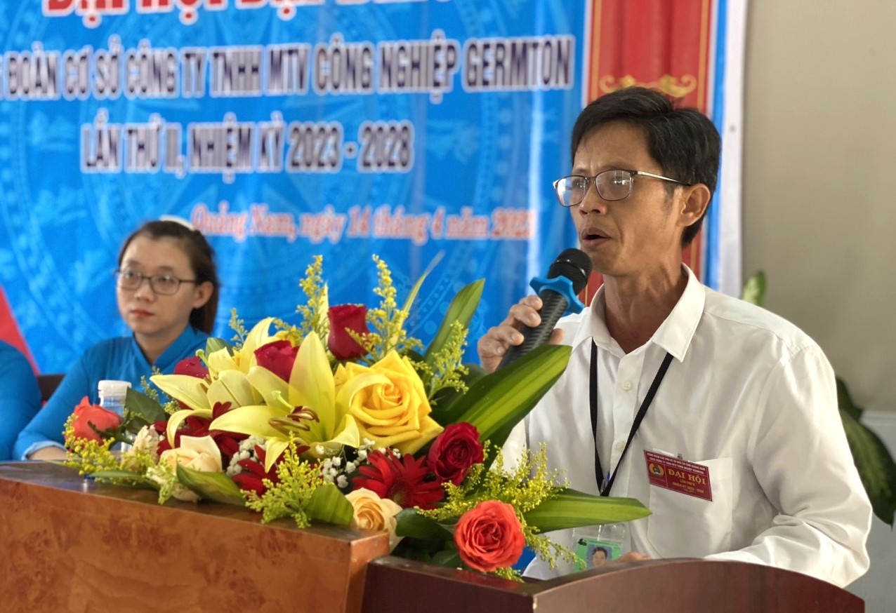 Tiếng nói người lao động tại Đại hội Công đoàn cơ sở Công ty Germton Tiếng nói người lao động tại Đại hội Công đoàn cơ sở Công ty Germton